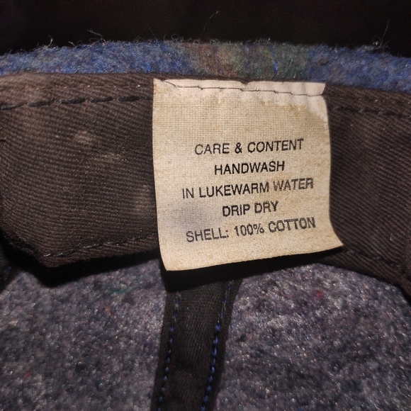 Vintage Carhartt Aztec Blanket Pattern Wool SnapBack Hat Made In USA  OSFA - Picture 8 of 10